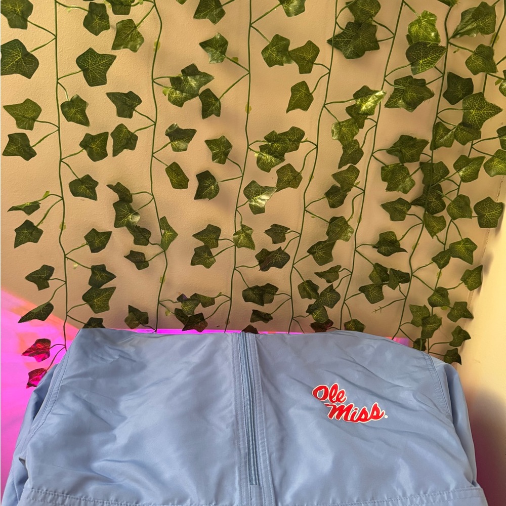 Champion Ole Miss Light Blue WindBreakerJacket